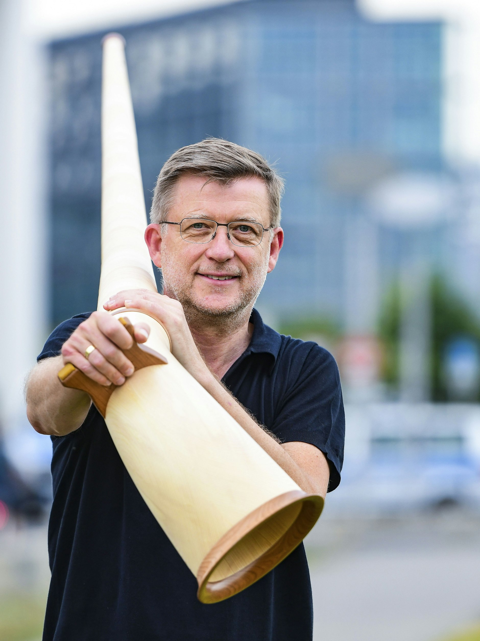 Thomas Mosebach spielte früher Jagdhorn, unter anderem in der Bundeswehr.