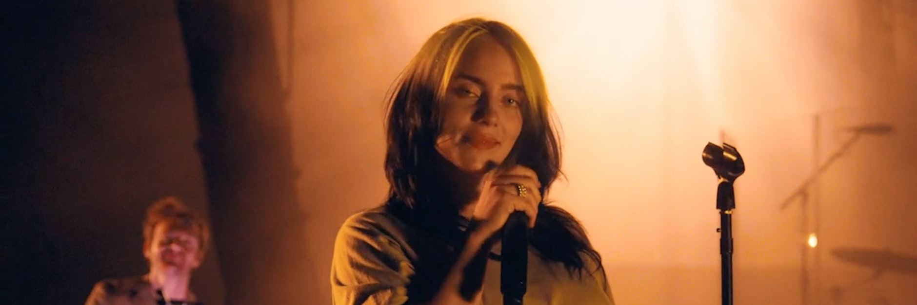 Billie Eilish bei ihrem Video-Auftritt beim Parteitag der Demokraten