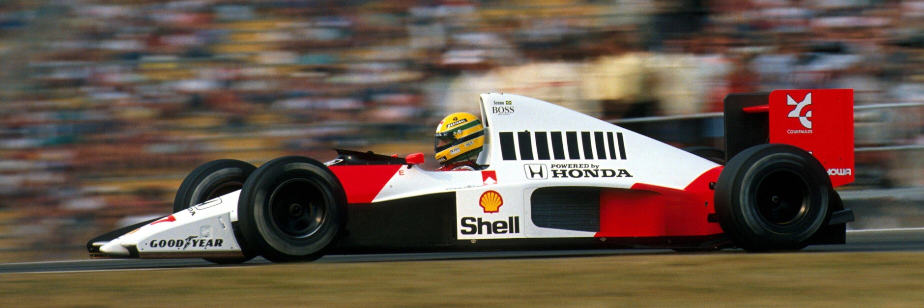 Ayrton Senna, hier im McLaren 1990 auf dem Hockenheimring, drehte immer die schnellsten Runden in der Formel 1. 