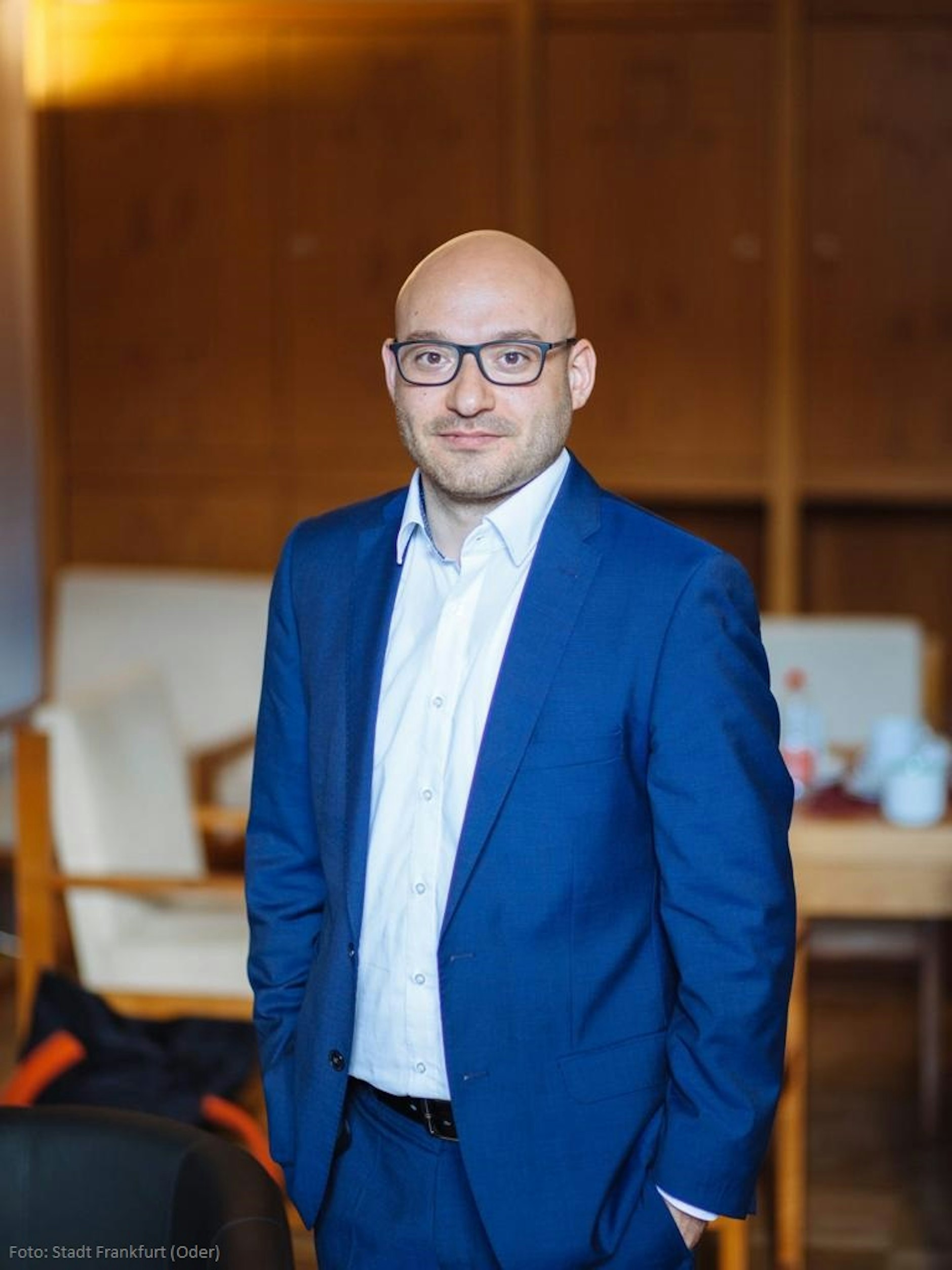 Der Oberbürgermeister von Frankfurt (Oder), René Wilke.