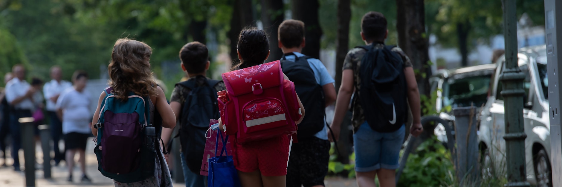 Schüler der Eichendorff-Grundschule in Charlottenburg.