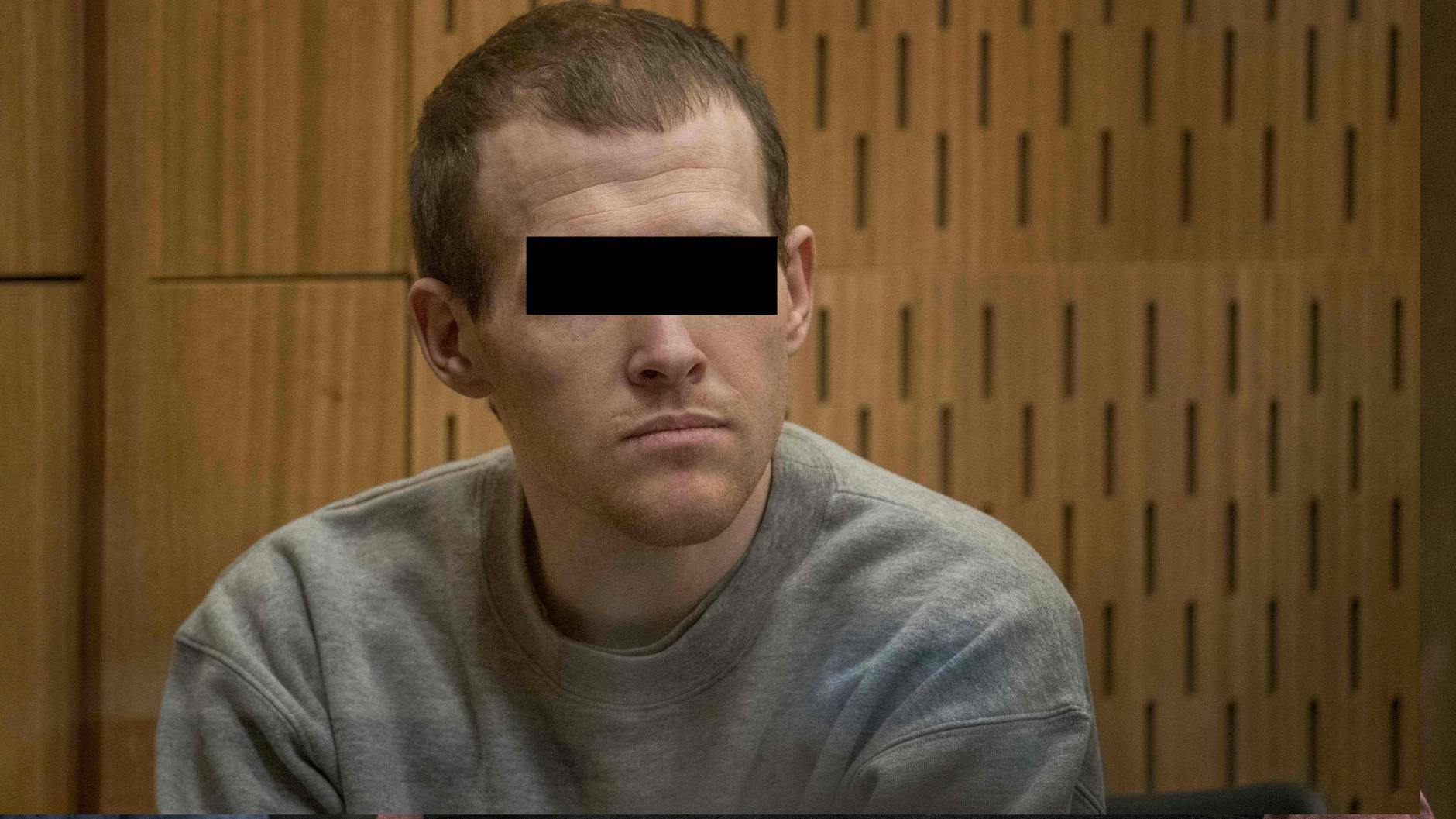 Der Angeklagte Brenton Tarrant