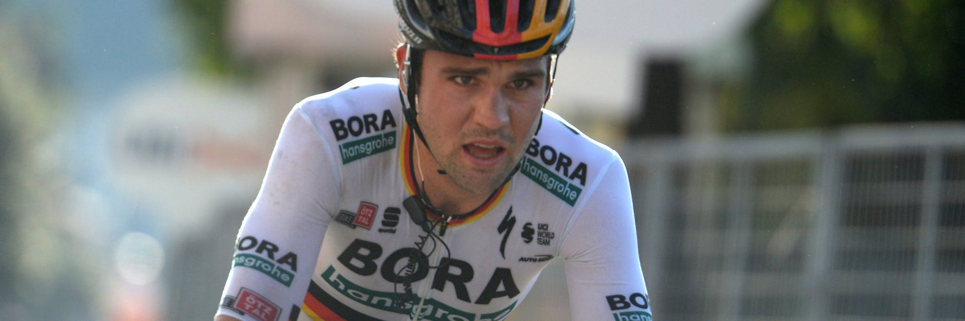 Maximilian Schachmann stürzte bei der Lombardei-Rundfahrt schwer.