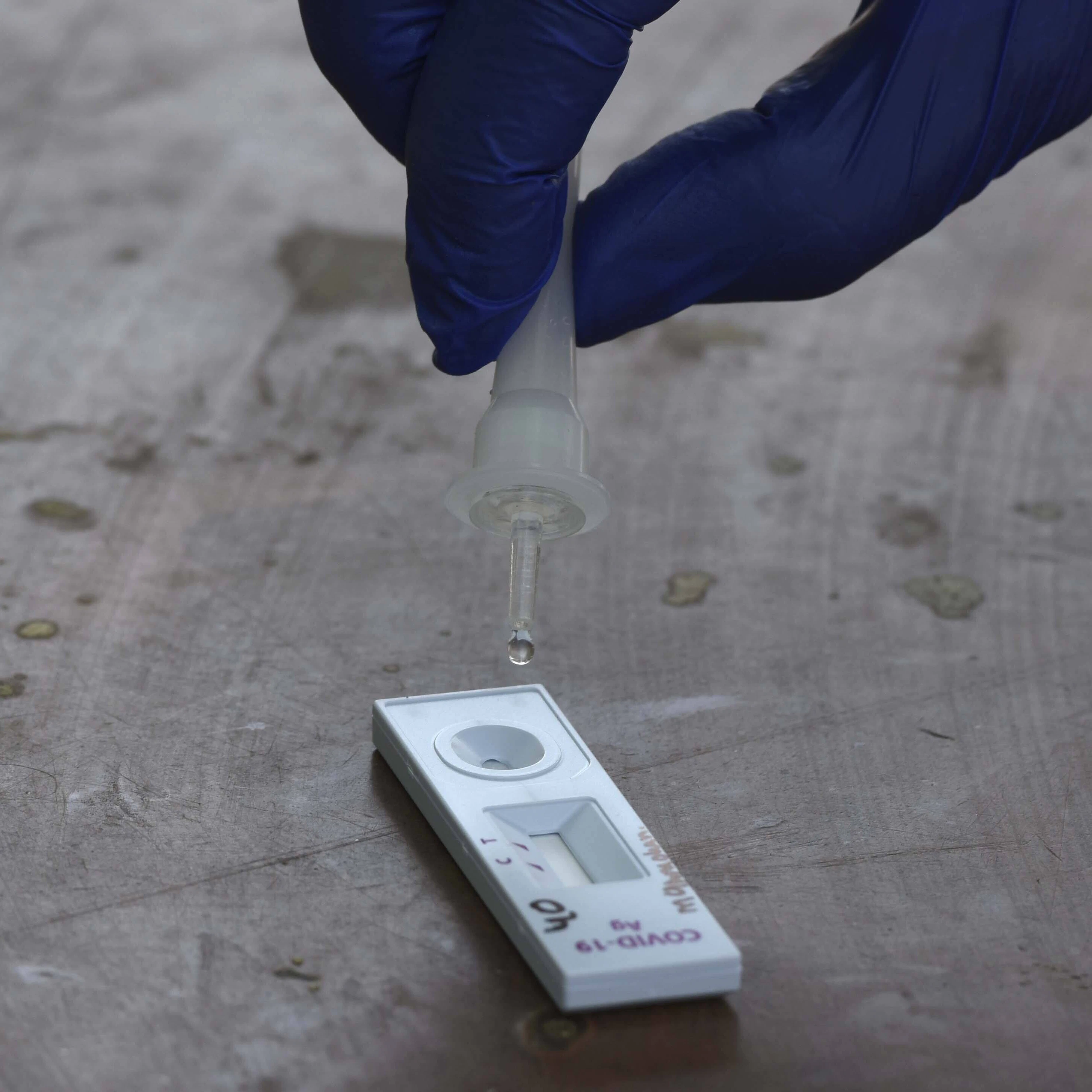 Ein Antigen-Schnelltest, wie er bereits in Indien verwendet wird.
