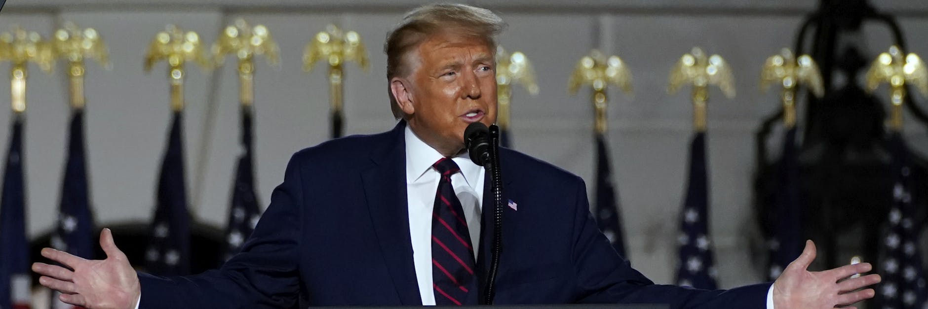 Donald Trump will am 3. November wiedergewählt werden.