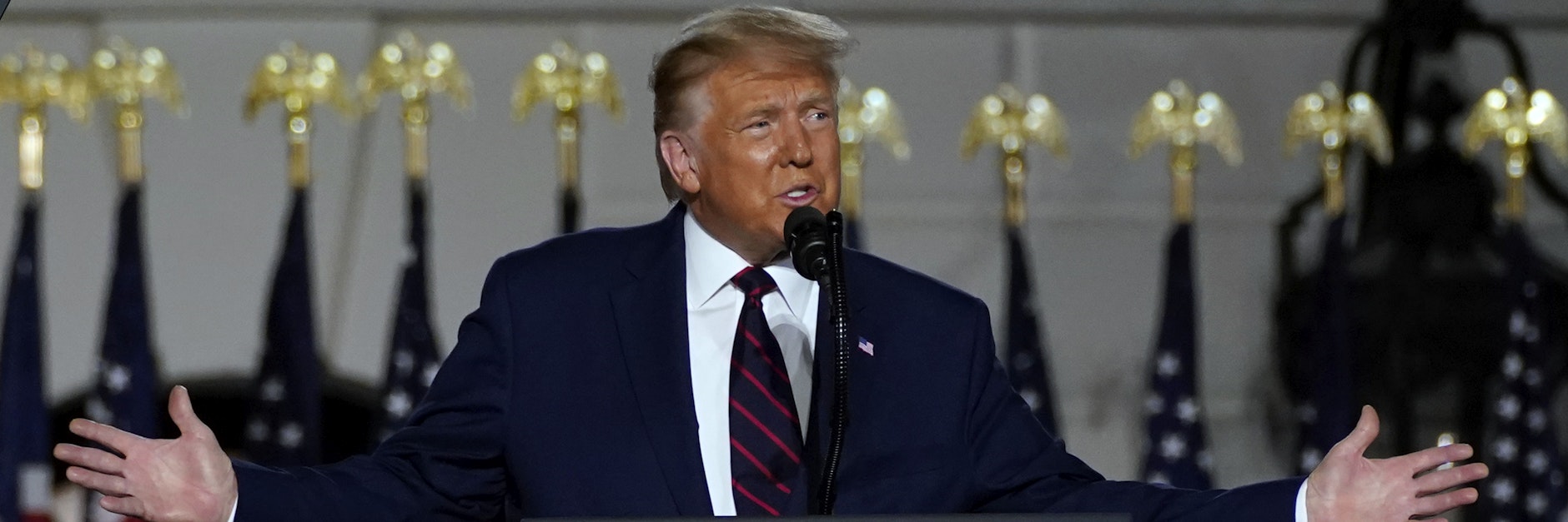 Donald Trump will am 3. November wiedergewählt werden.