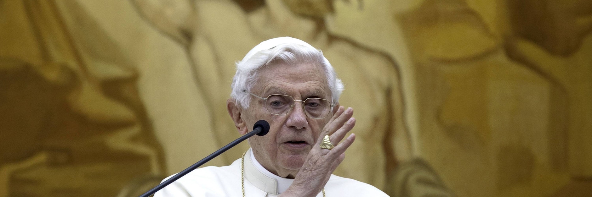 Der emeritierte Papst Benedikt