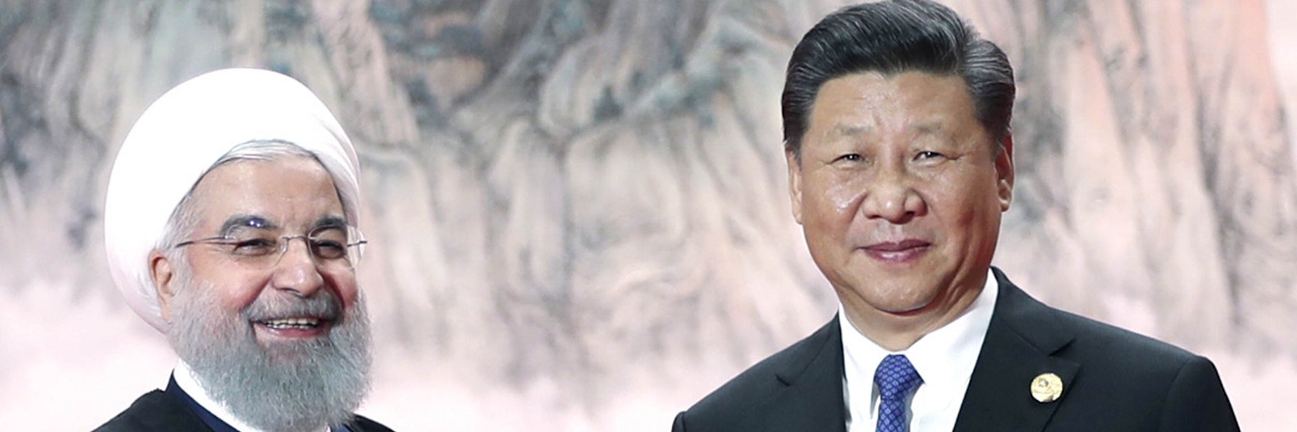 Neue Freunde? Hassan Ruhani, Präsident des Iran, und&nbsp;Xi Jinping, Präsident von China.