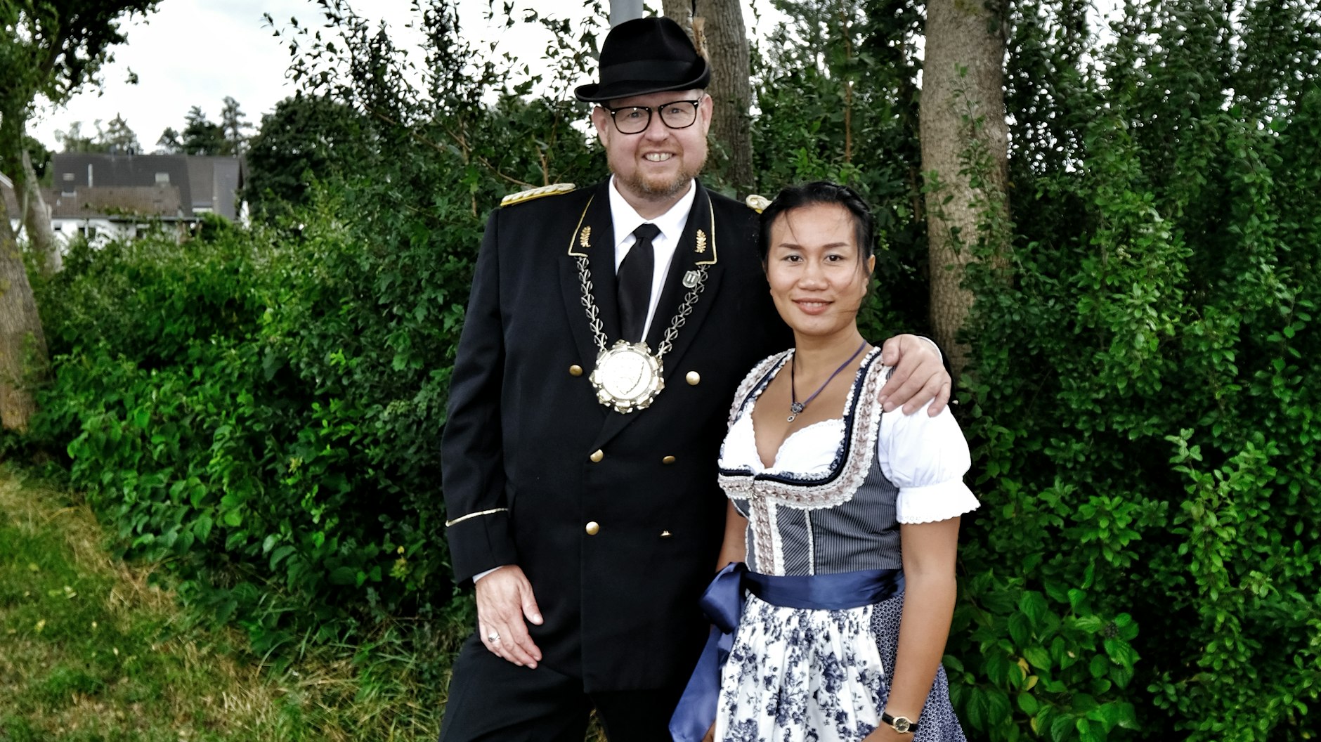 Andreas Kurth und seine Partnerin Anny Thueaku-Don haben sich wegen der Corona-Krise seit Januar 2020 nicht mehr gesehen.&nbsp;