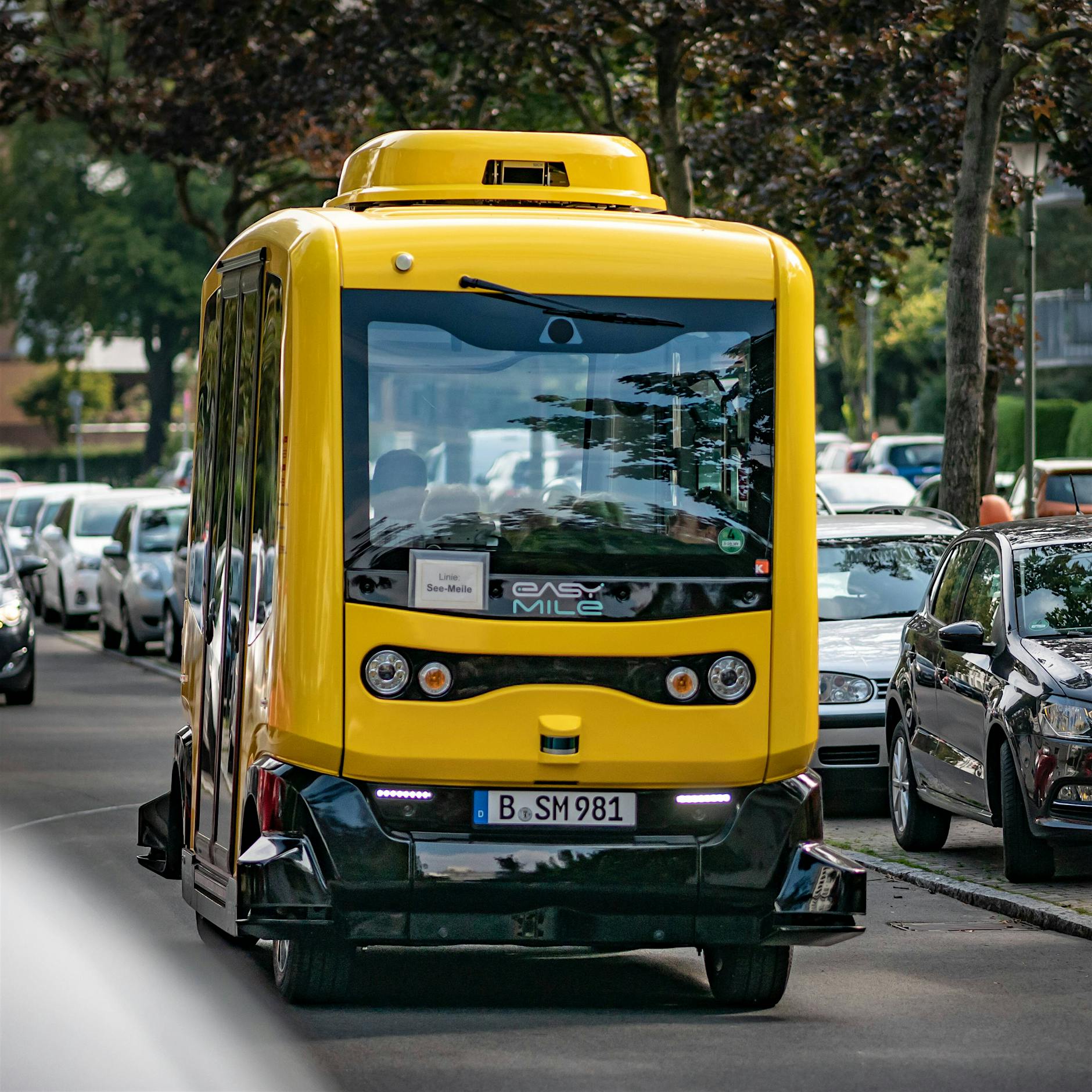 Die autonomen Kleinbusse kehren auf die Straßen von Berlin zurück