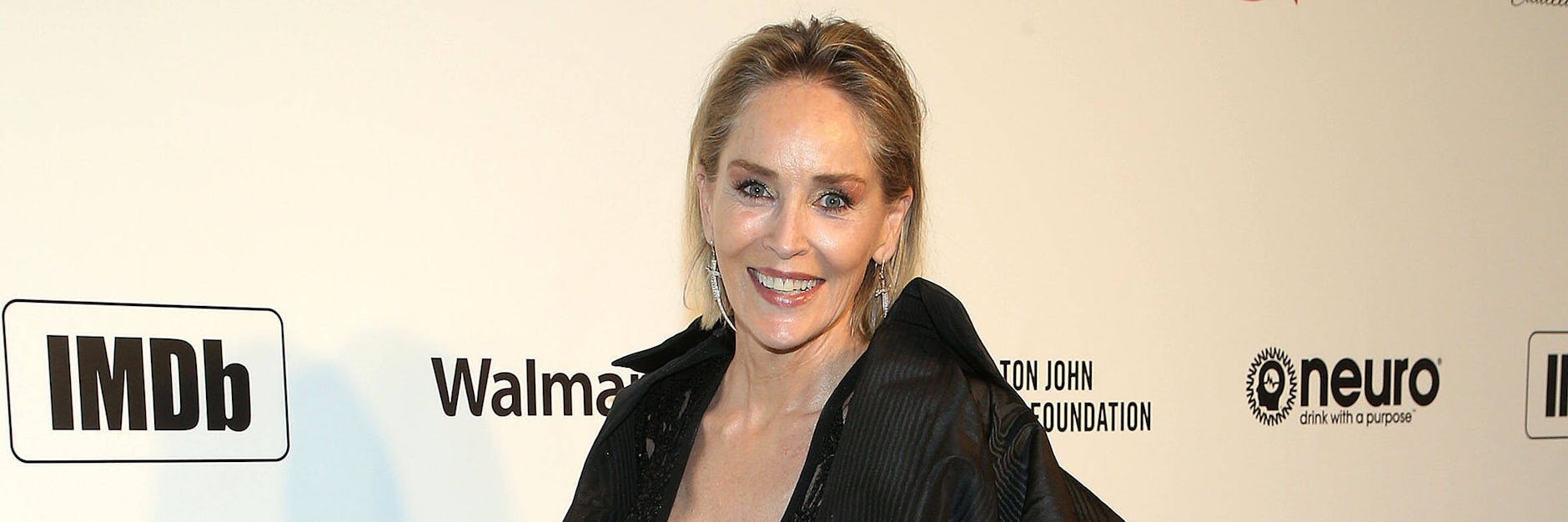 Sharon Stone bei einer Veranstaltung der Elton John Aids Foundation