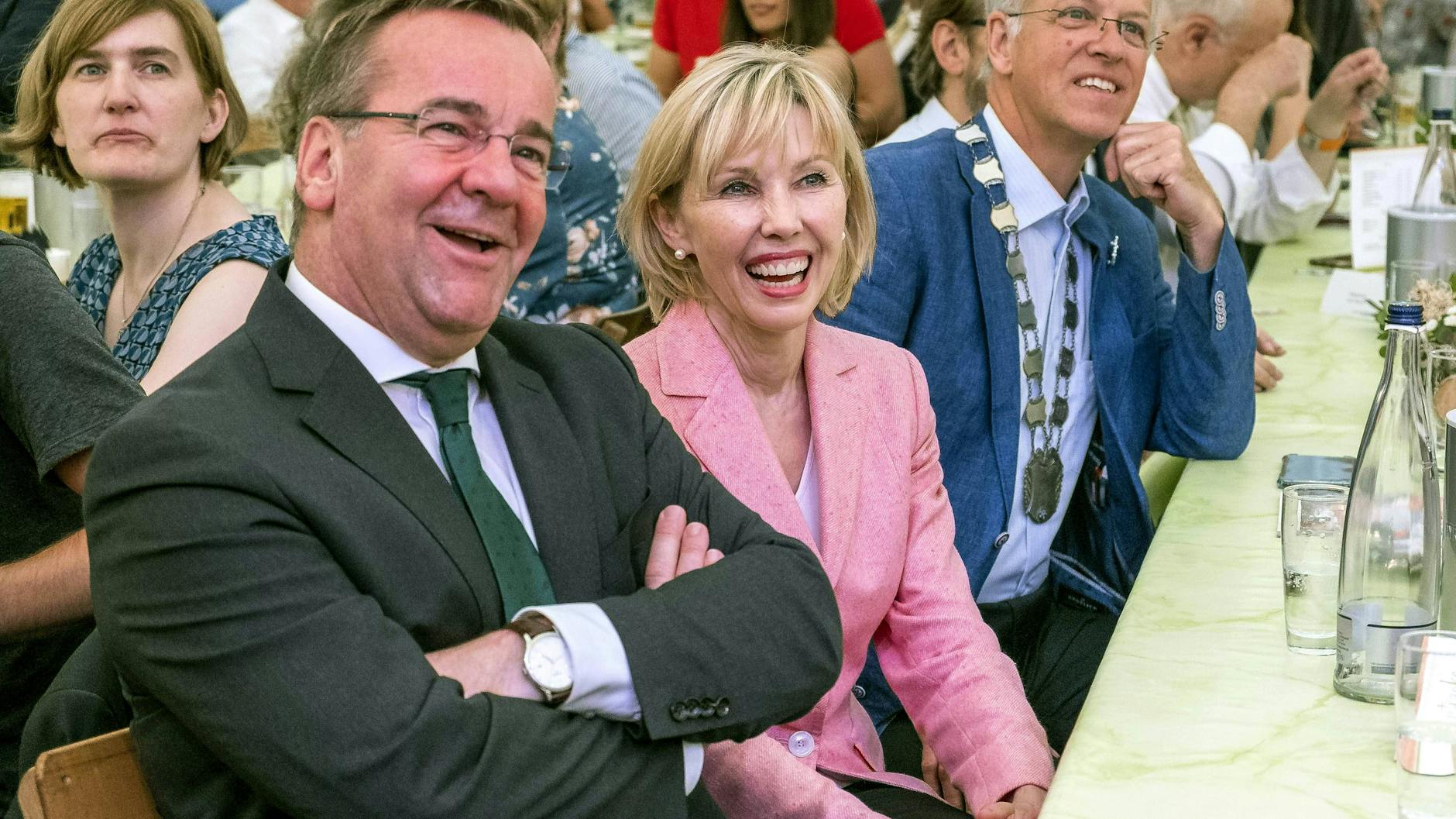 Doris Schröder-Köpf mit ihrem Lebensgefährten Boris Pistorius.