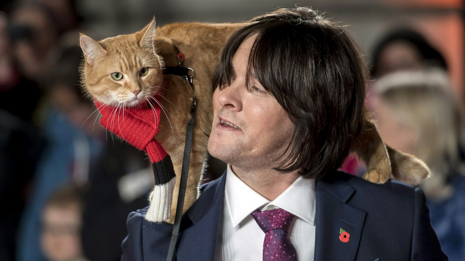 James Bowen und seine geliebte Katze Bob.