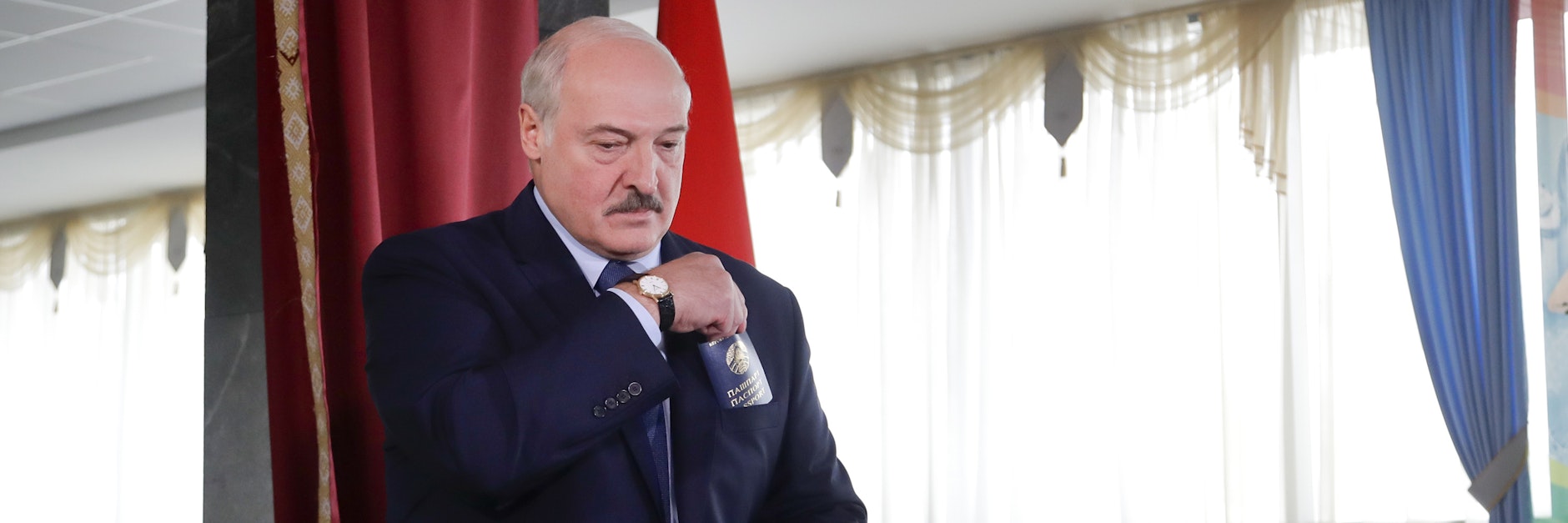 Präsident Alexander Lukaschenko stellte sich zur Wiederwahl für seine sechste Amtszeit.
