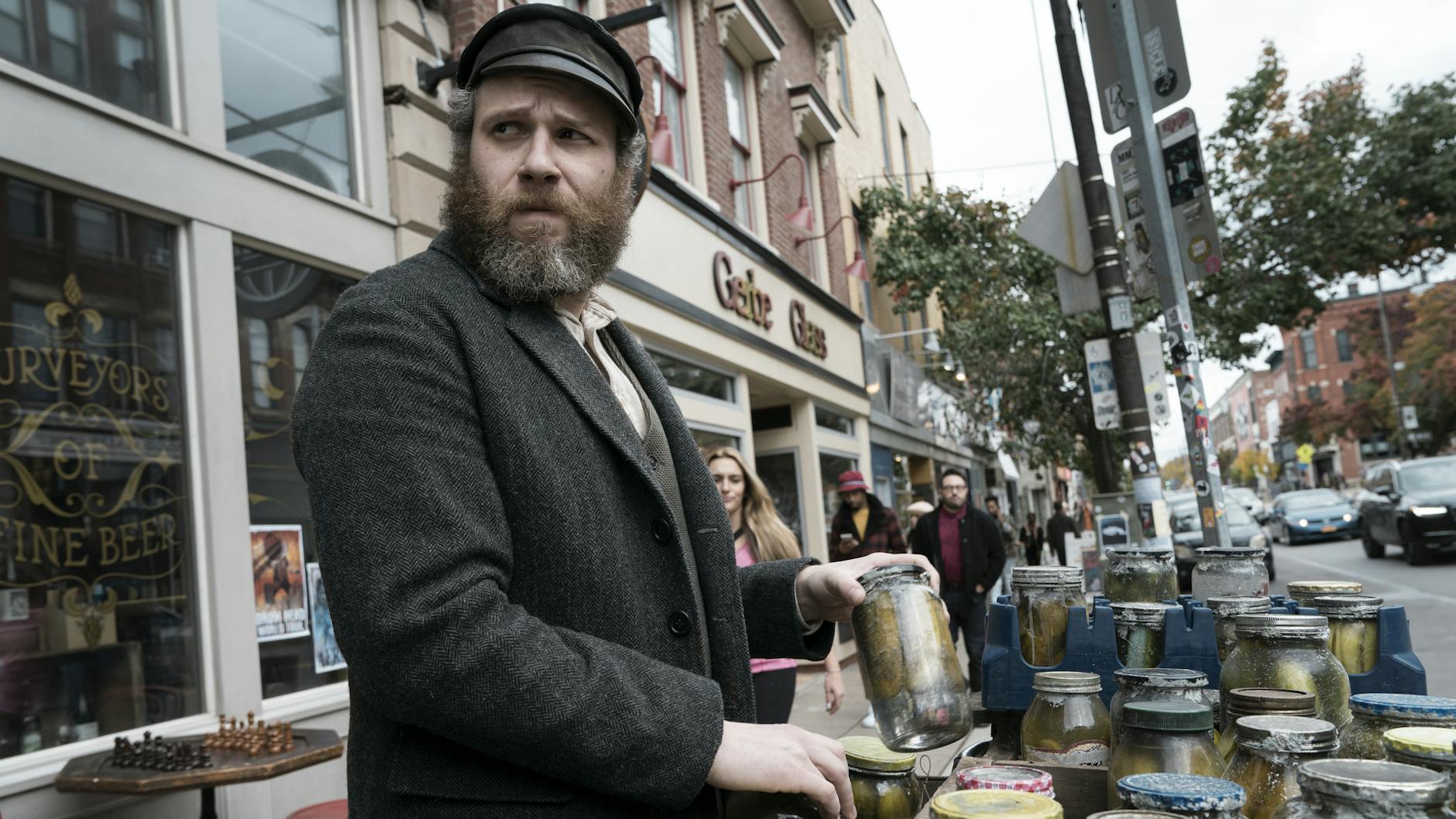 Seth Rogen in seiner Rolle als Herschel Greenbaum in „American Pickle“