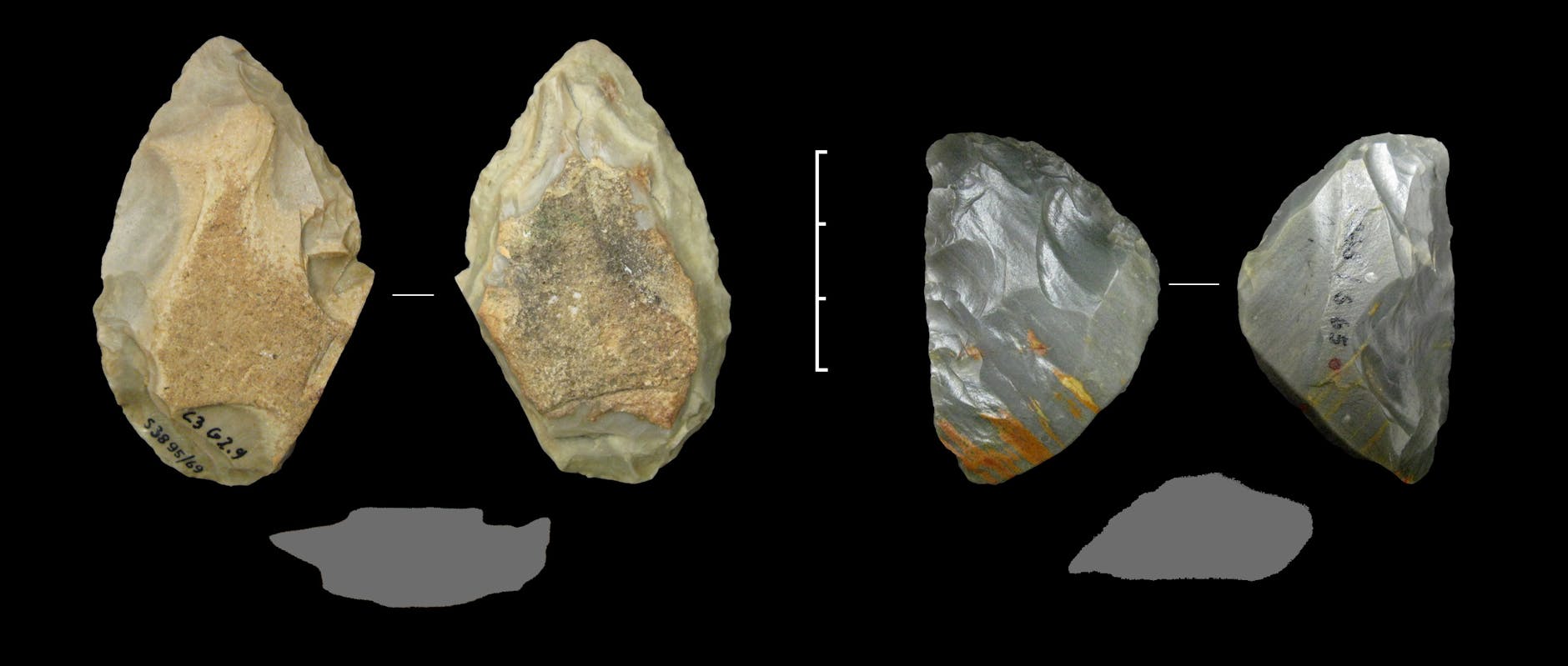 Keilmesser der Neandertaler.