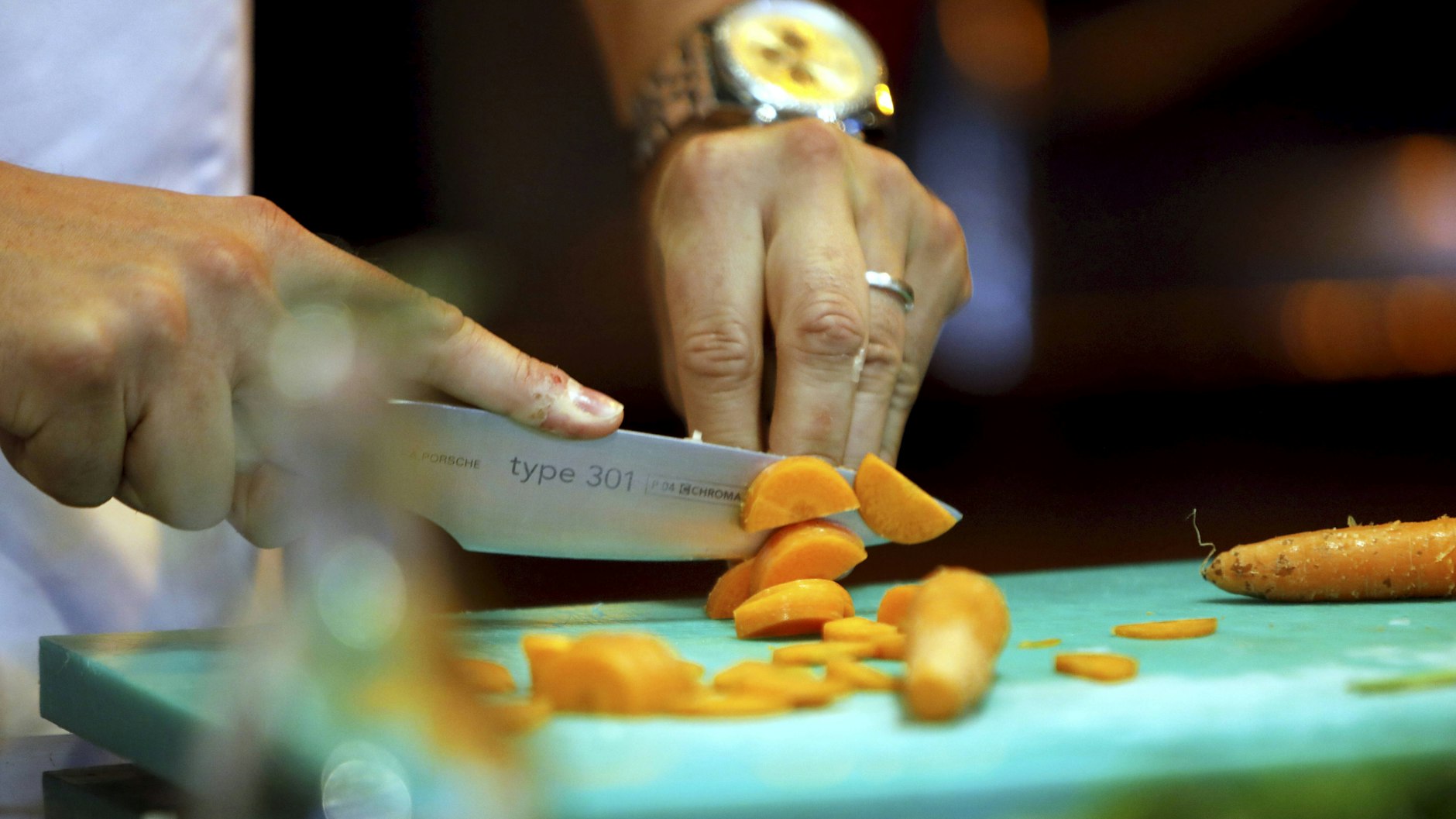 In einer Restaurant-Küche.