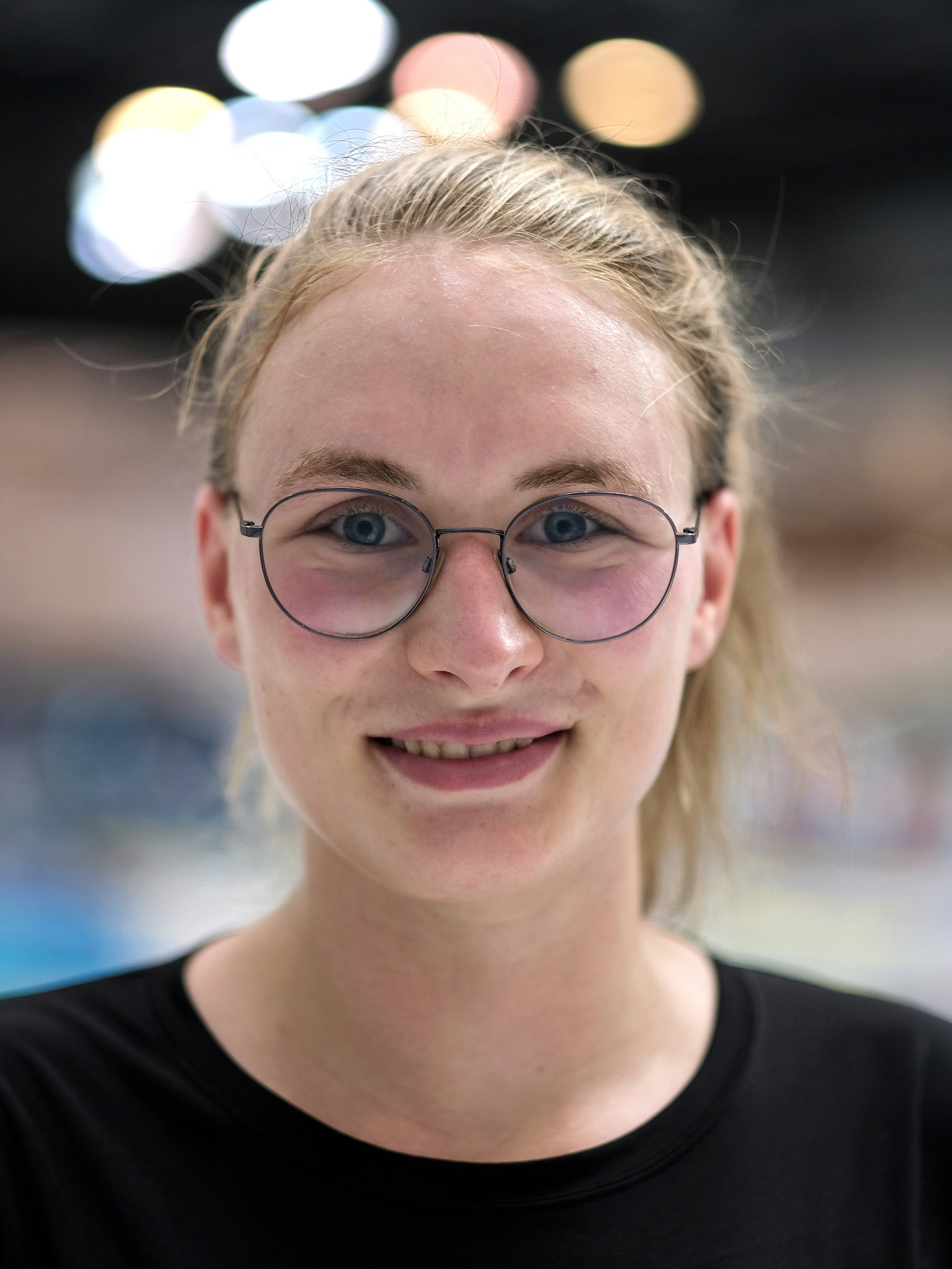 Kam sich zwischen den Topathleten vor wie ein Lauch: Maya Tobehn.<br>