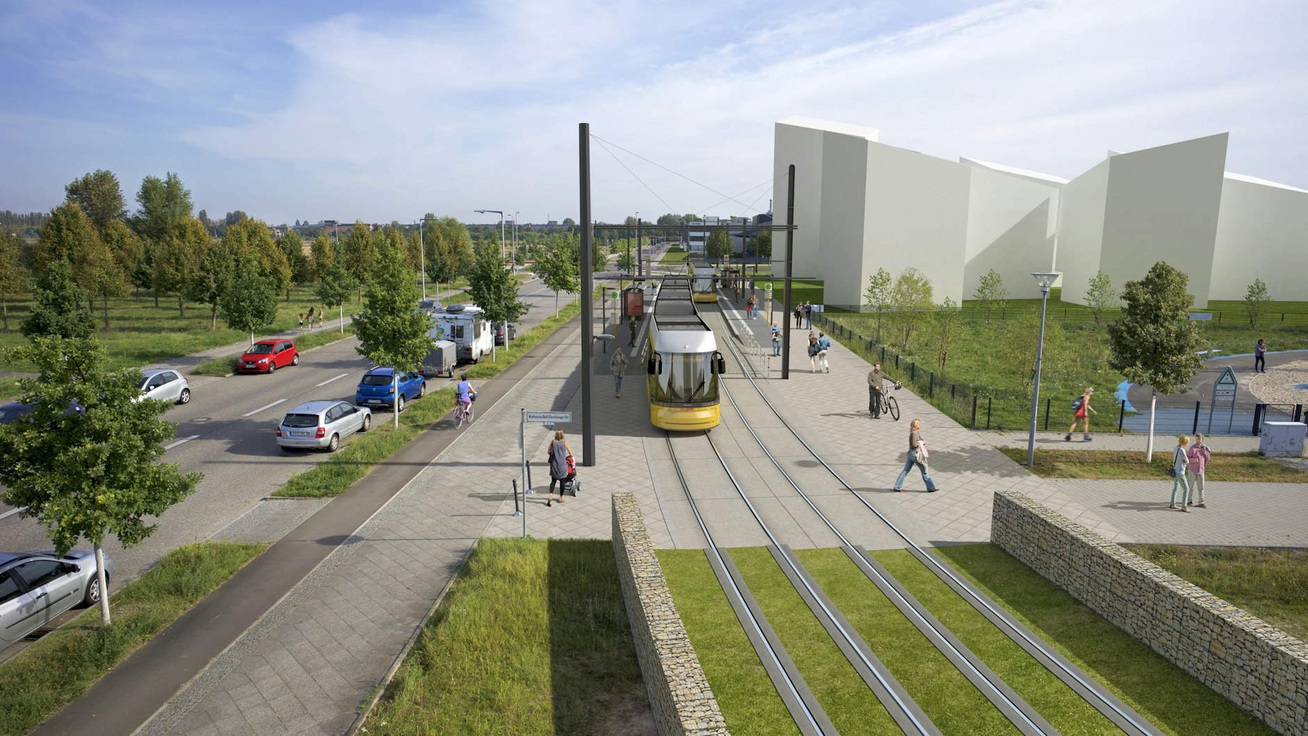 Die Straßenbahn-Neubaustrecke zwischen der Wissenschaftsstadt Adlershof und Schöneweide soll im dritten Quartal 2021 fertig werden. Drei weitere Tram-Projekte werden vorbereitet, doch wahrscheinlich geht keine der Strecken in dieser Wahlperiode in Betrieb.