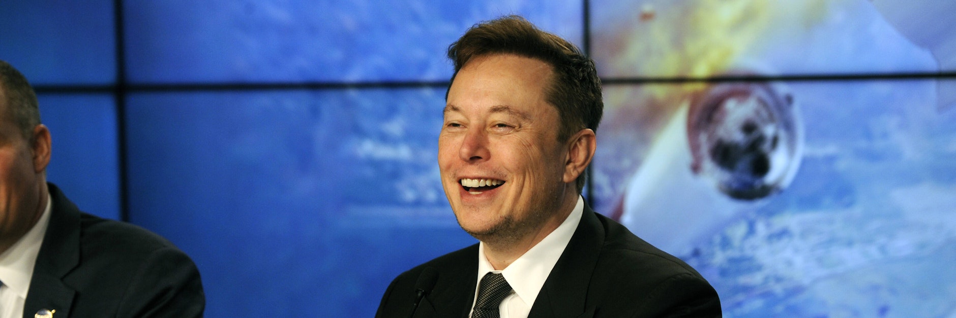 SpaceX CEO Elon Musk attends a Press Conference following the Launch Abort Test at the Kennedy Space Center, Florida on Sunday, January 19, 2020. SpaceX conducted the test as a final measure to assure safety for future crewed missions to the International Space Station. PUBLICATIONxINxGERxSUIxAUTxHUNxONLY KSP20200119010 JOExMARINOx-xBILLxCANTRELL