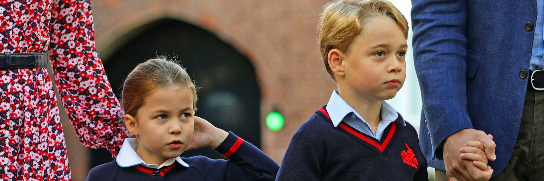Gehen nach fünf Monaten wieder zur Schule Prinzessin Charlotte und Prinz George.