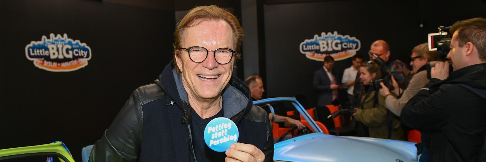 Wolfgang Lippert bei einem Besuch in„ Little Big City“.
