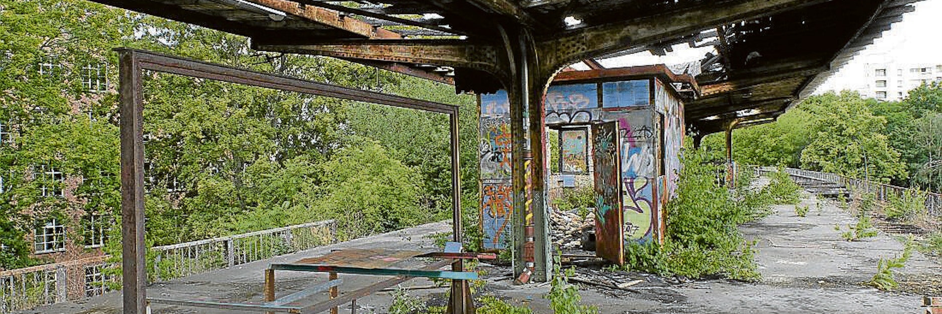 Der S-Bahnhof Wernerwerk in der Siemensstadt. Seit 1980 hat hier kein Zug mehr gehalten. Ende 2029 soll eine S-Bahn-Fahrt von hier zum Hauptbahnhof knapp 20 Minuten dauern – so jedenfalls der Plan.