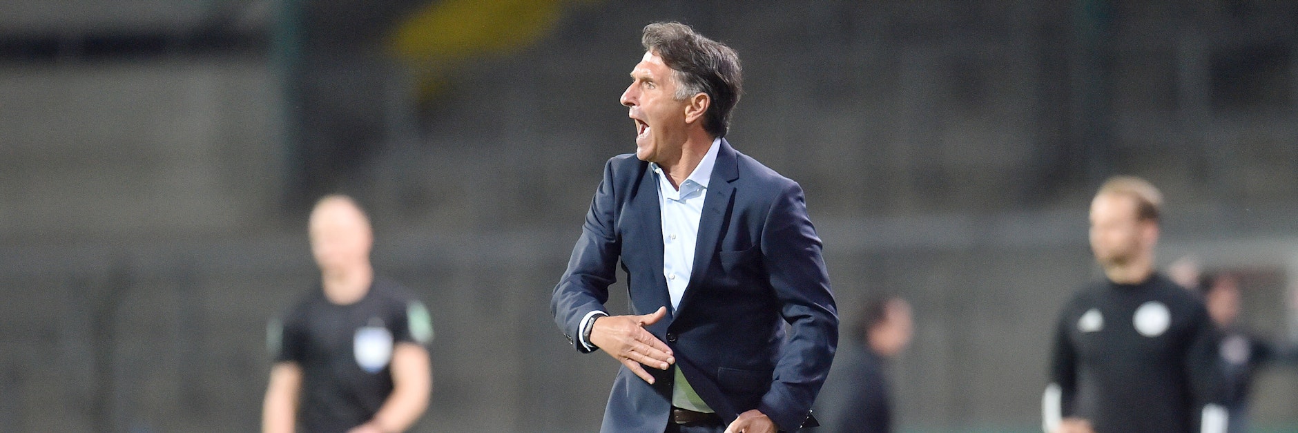 So nicht! Auf Hertha-Trainer Bruno Labbadia wartet noch viel Arbeit.