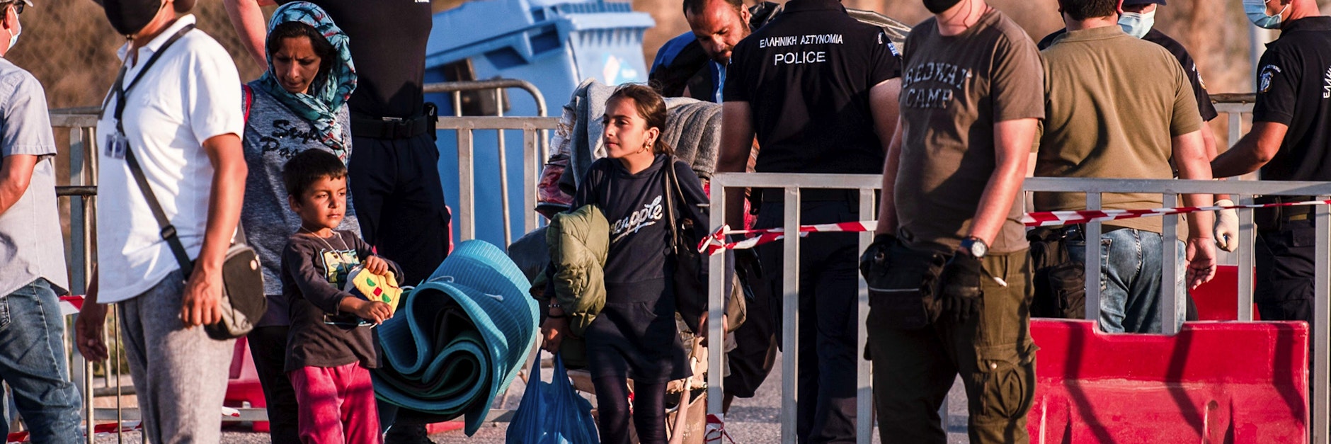 Eltern und Kinder: Moria-Migranten sollen aus Griechenland nach Deutschland kommen.