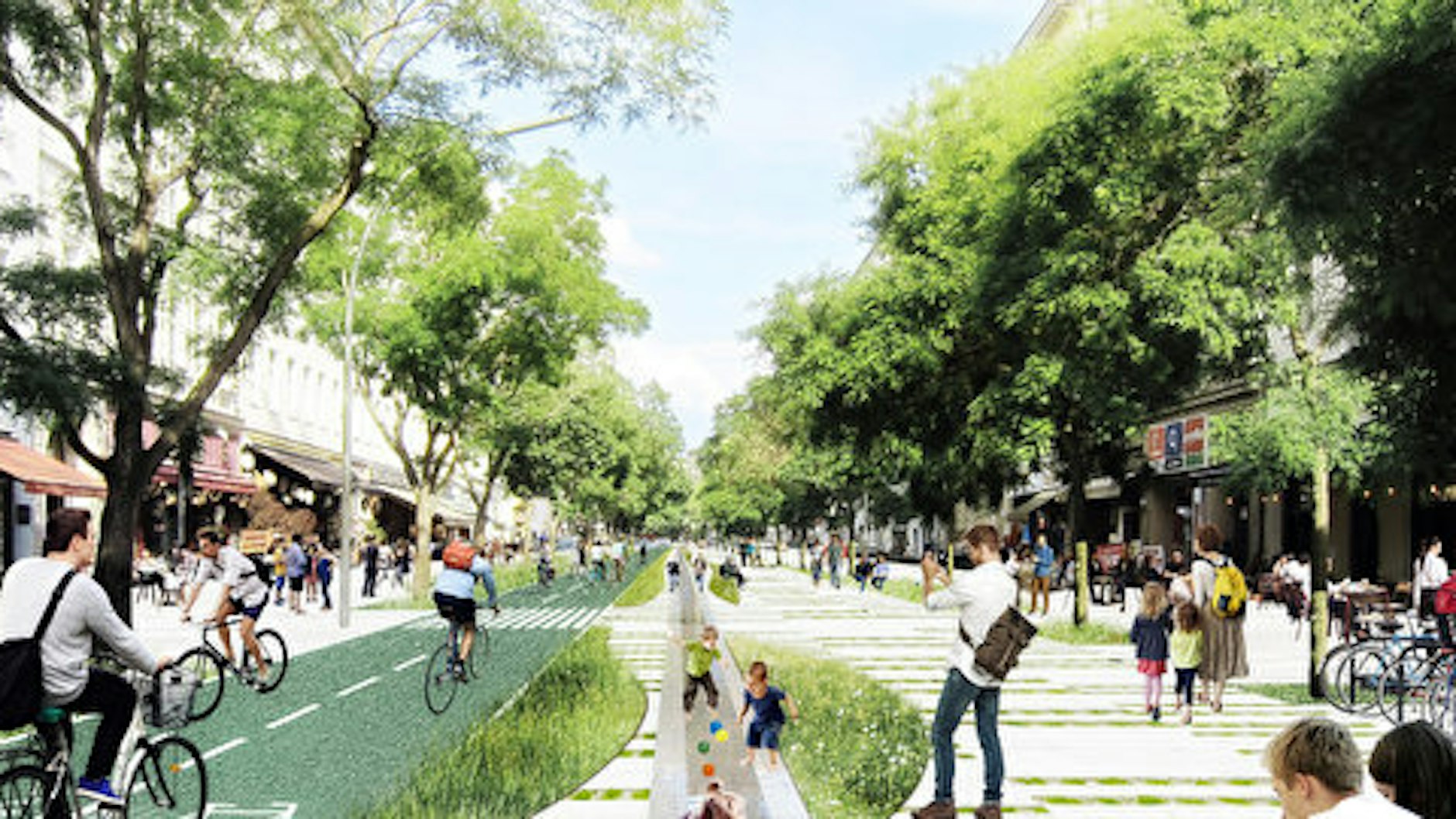 Beliebte Flaniermeile: die Bergmannstraße in Kreuzberg. Künftig gibt es mehr Platz für Fußgänger.