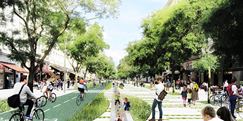 Beliebte Flaniermeile: die Bergmannstraße in Kreuzberg. Künftig gibt es mehr Platz für Fußgänger.