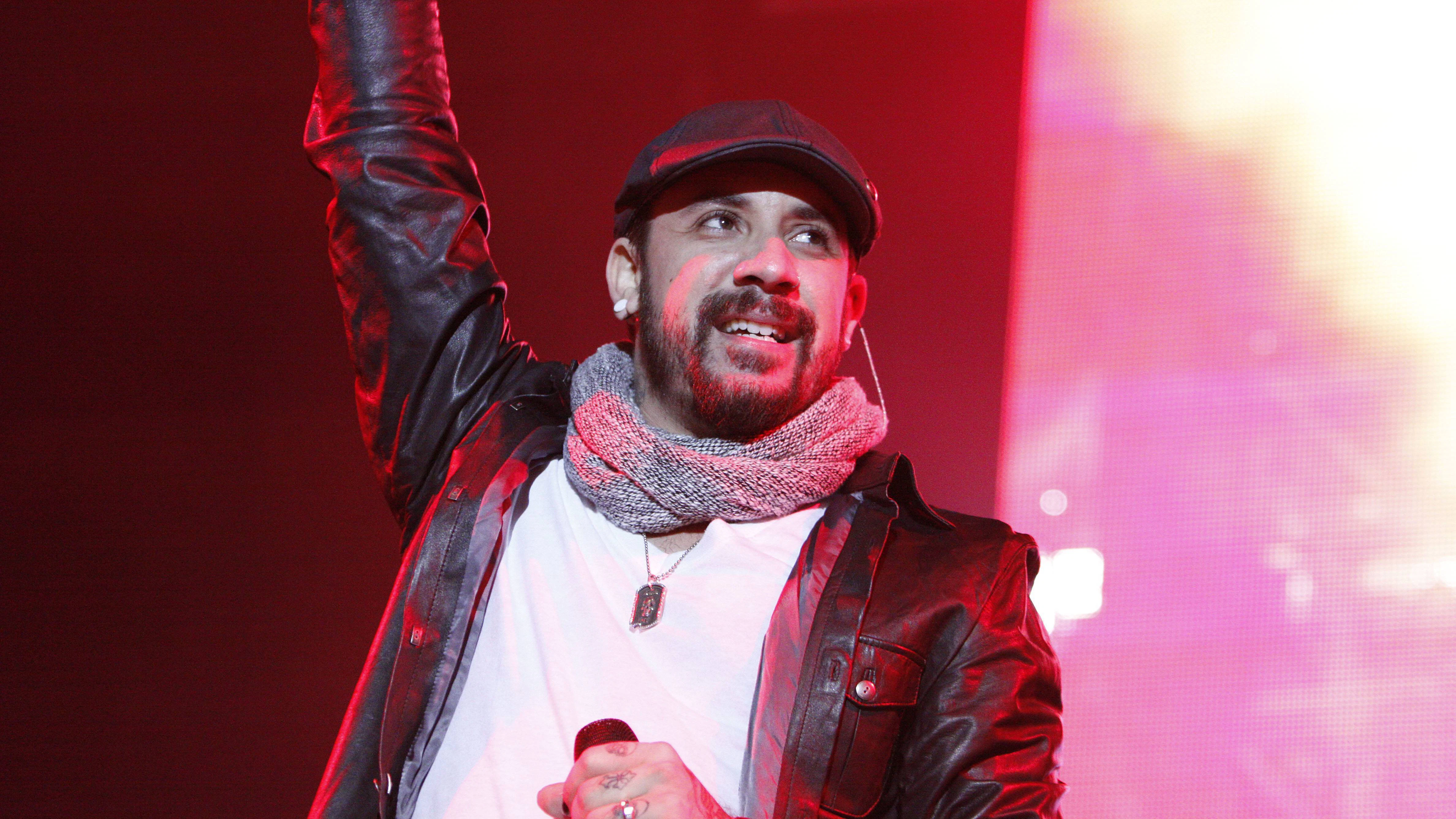AJ McLean bei einem Auftritt in der Berliner Wuhlheide.