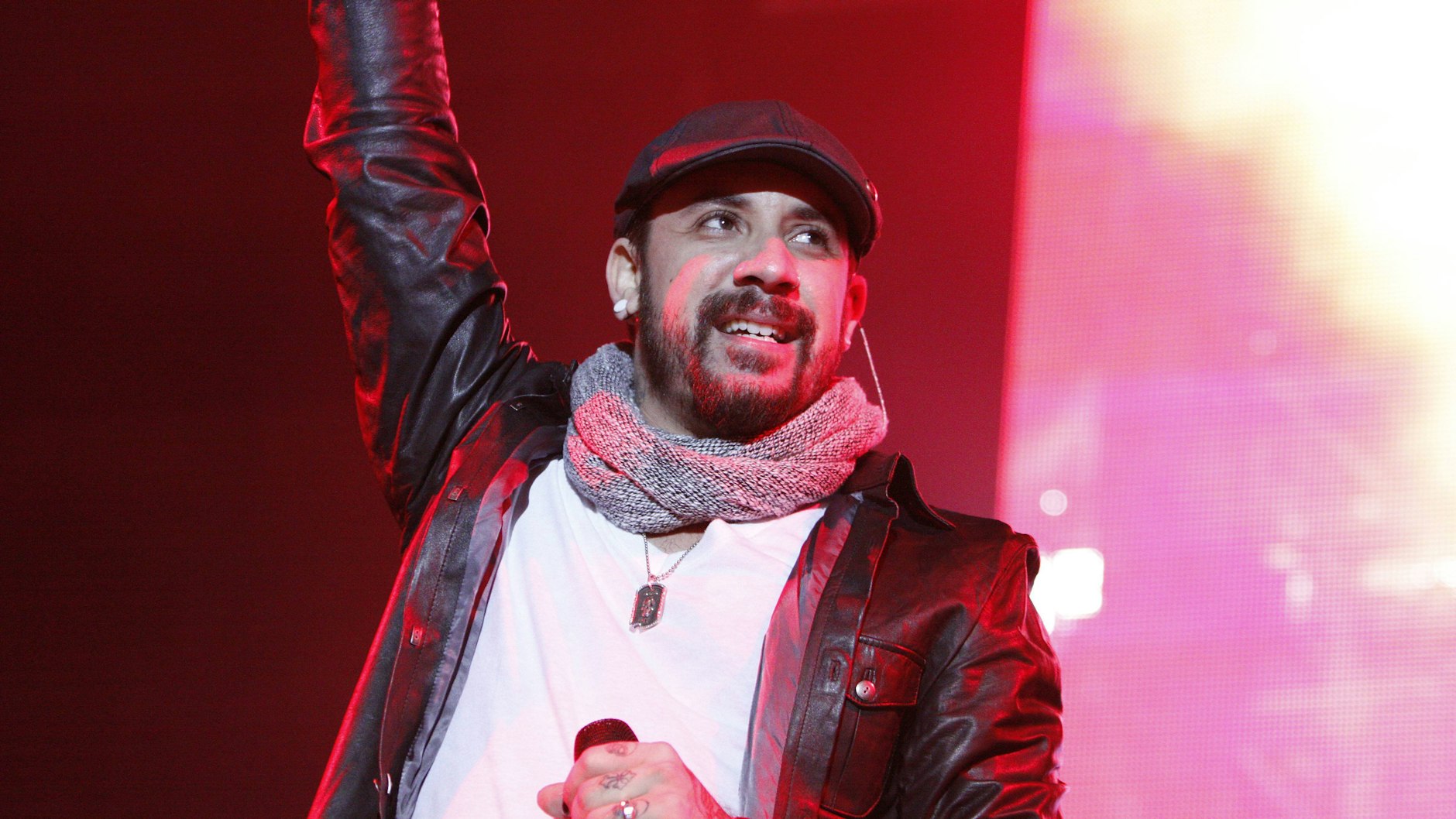 AJ McLean bei einem Auftritt in der Berliner Wuhlheide.