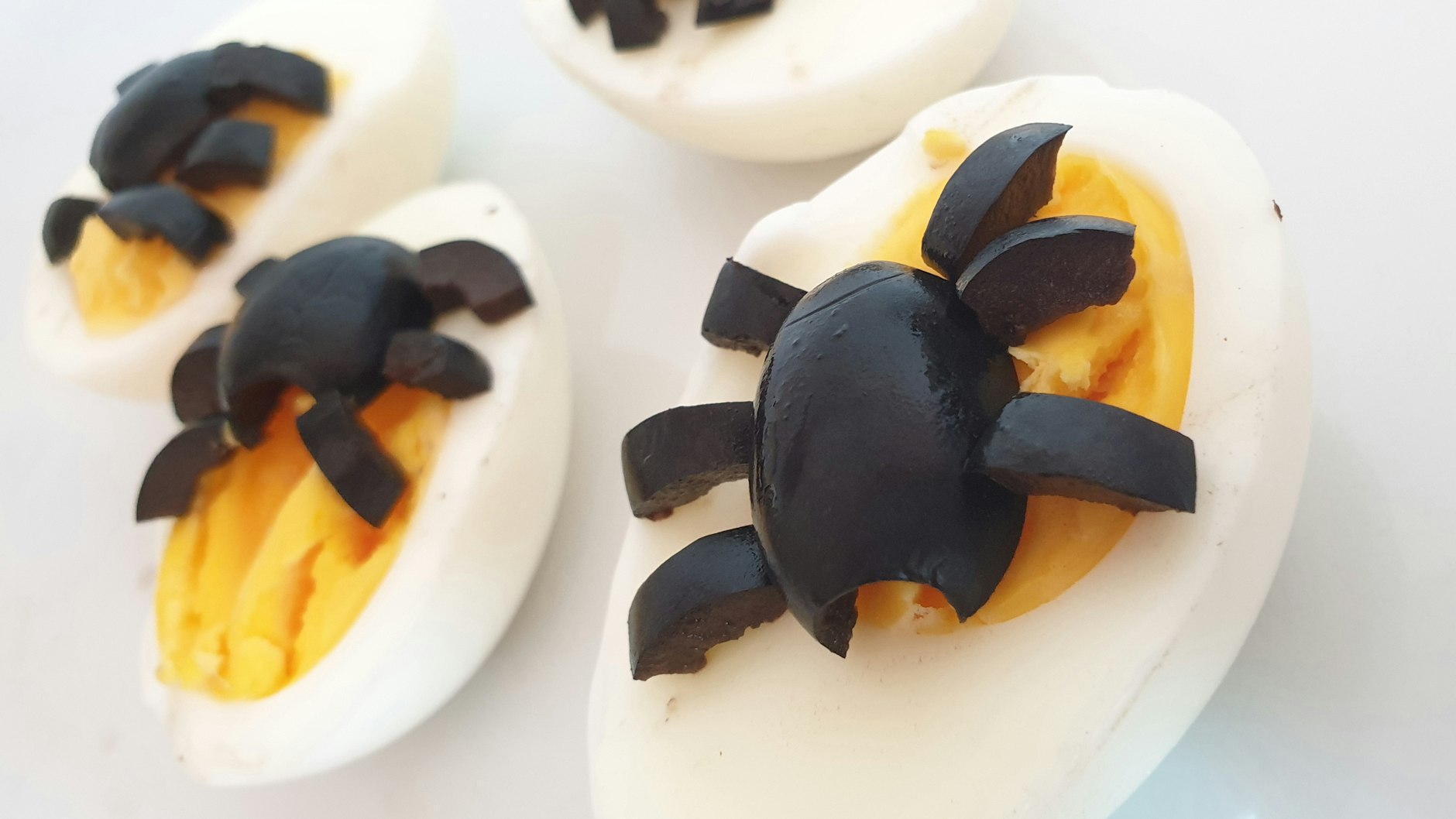 Spinnen auf Ei sind eine echte Delikatesse.&nbsp;