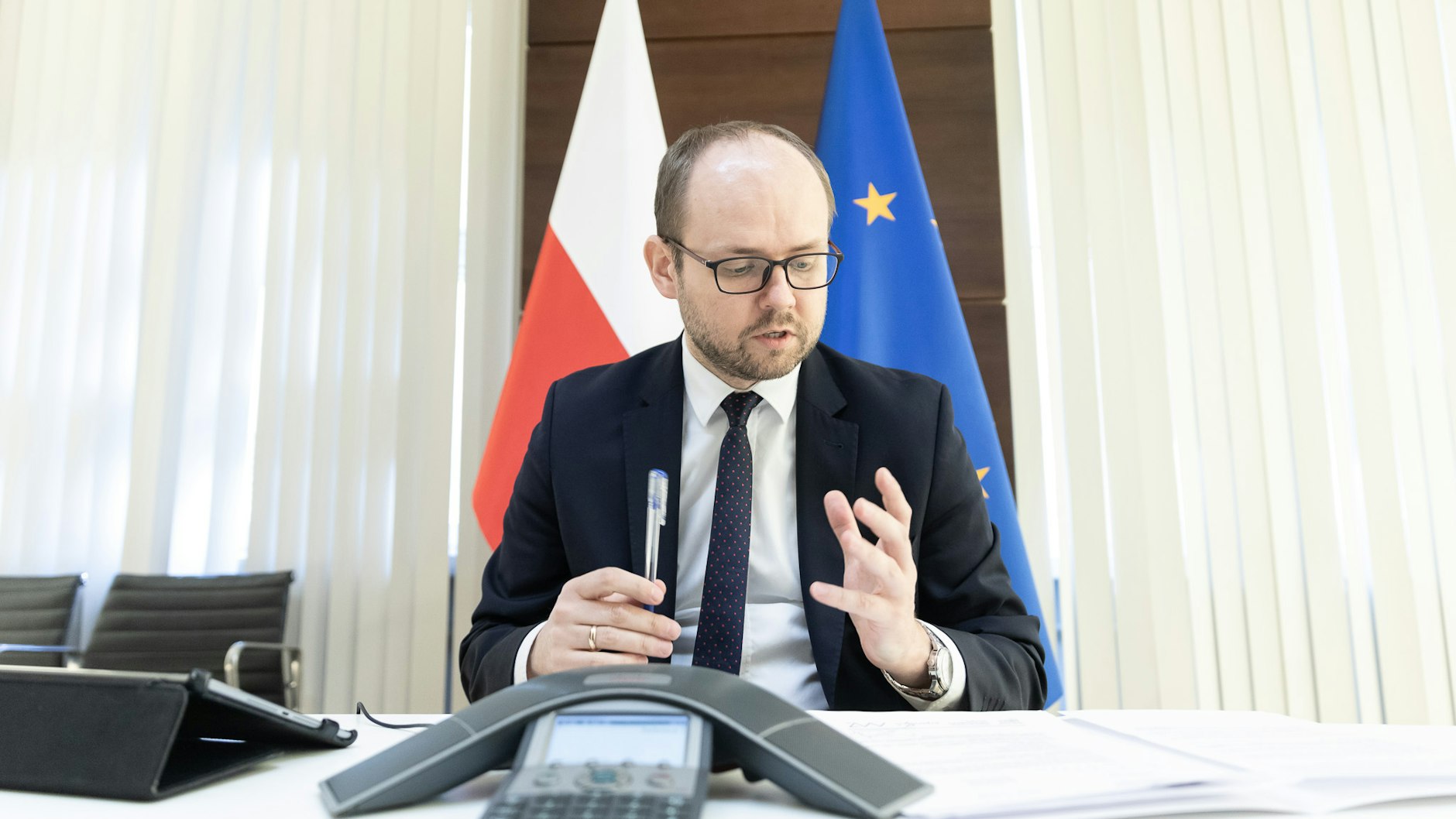 Der VIze-Außenminister Polens Marcin Przydacz.