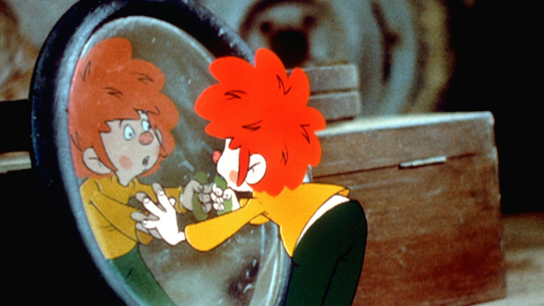 Das undatierte Archivbild zeigt die Zeichentrickfigur Pumuckl. Jetzt gibt es Streit um den Kobold.&nbsp;