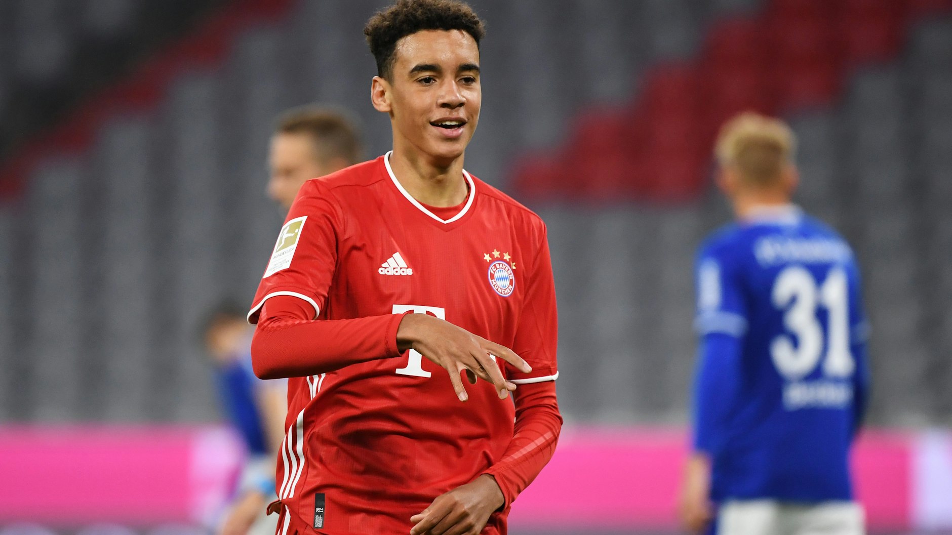 Jüngster Bayern-Torschütze aller Zeiten: Jamal Musiala.&nbsp;