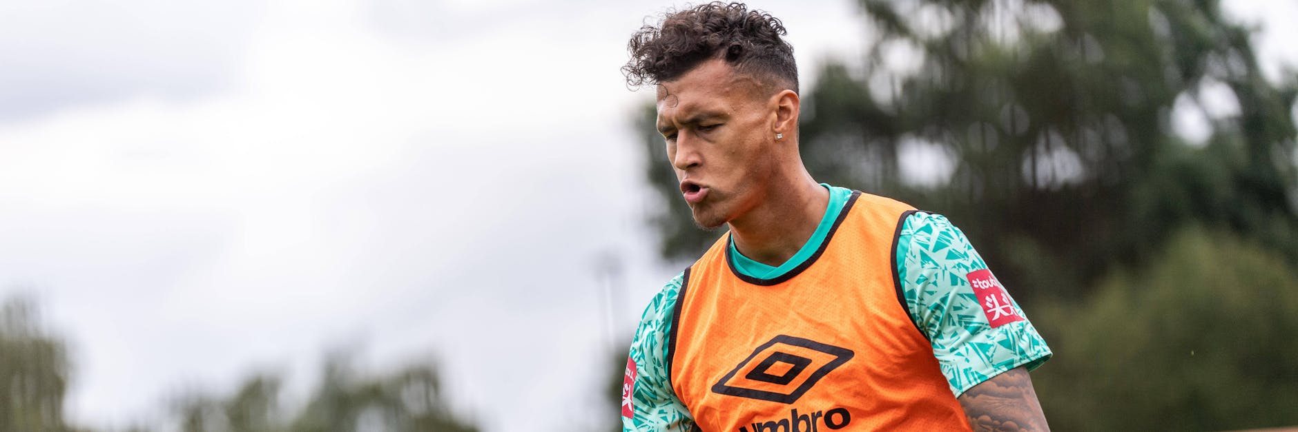 Wirkt entschlossenen: Stürmer Davie Selke (25) hat sich in dieser Saison viel vorgenommen.