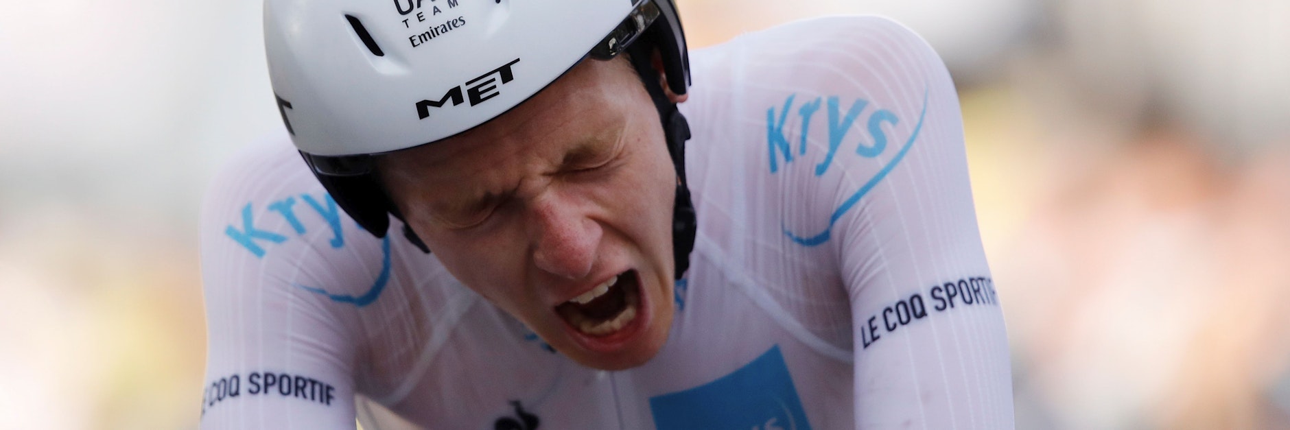 Eindrucksvolle Vorstellung: Tadej Pogacar.