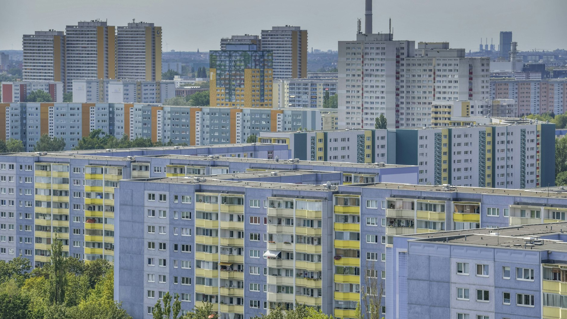 Hier kann man gute Geschichten abholen: Wohnsiedlung in Marzahn-Hellersdorf.