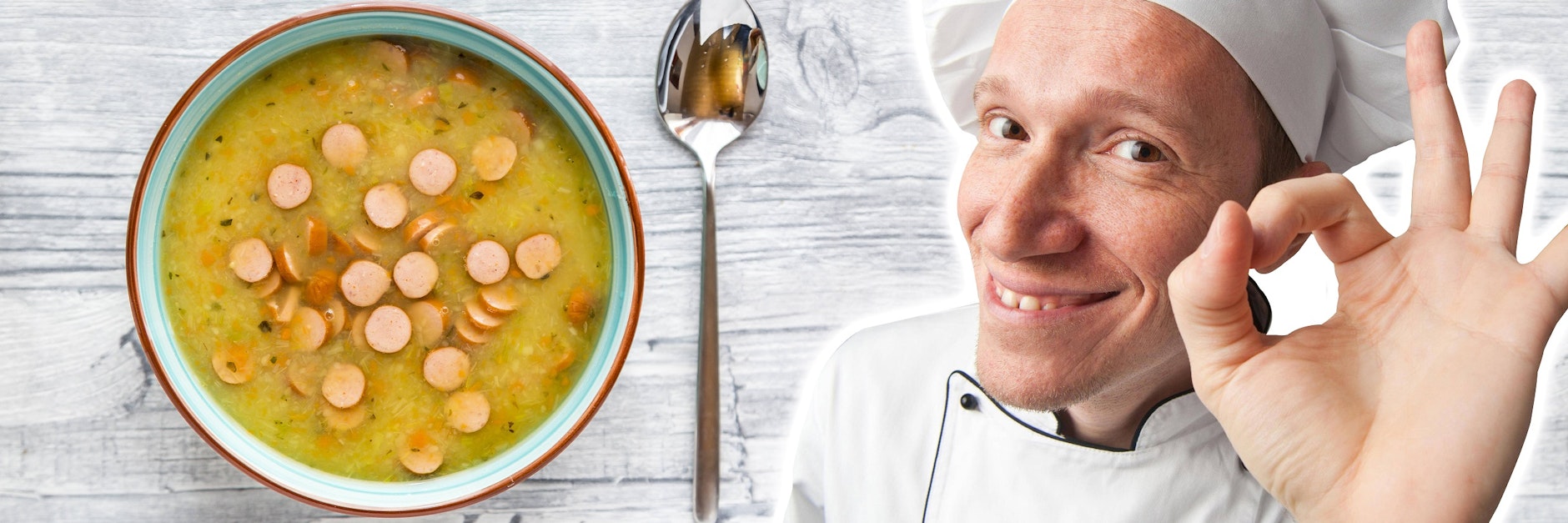 Sächsische Kartoffelsuppe schmeckt - vor allem dann, wenn es draußen kälter wird.