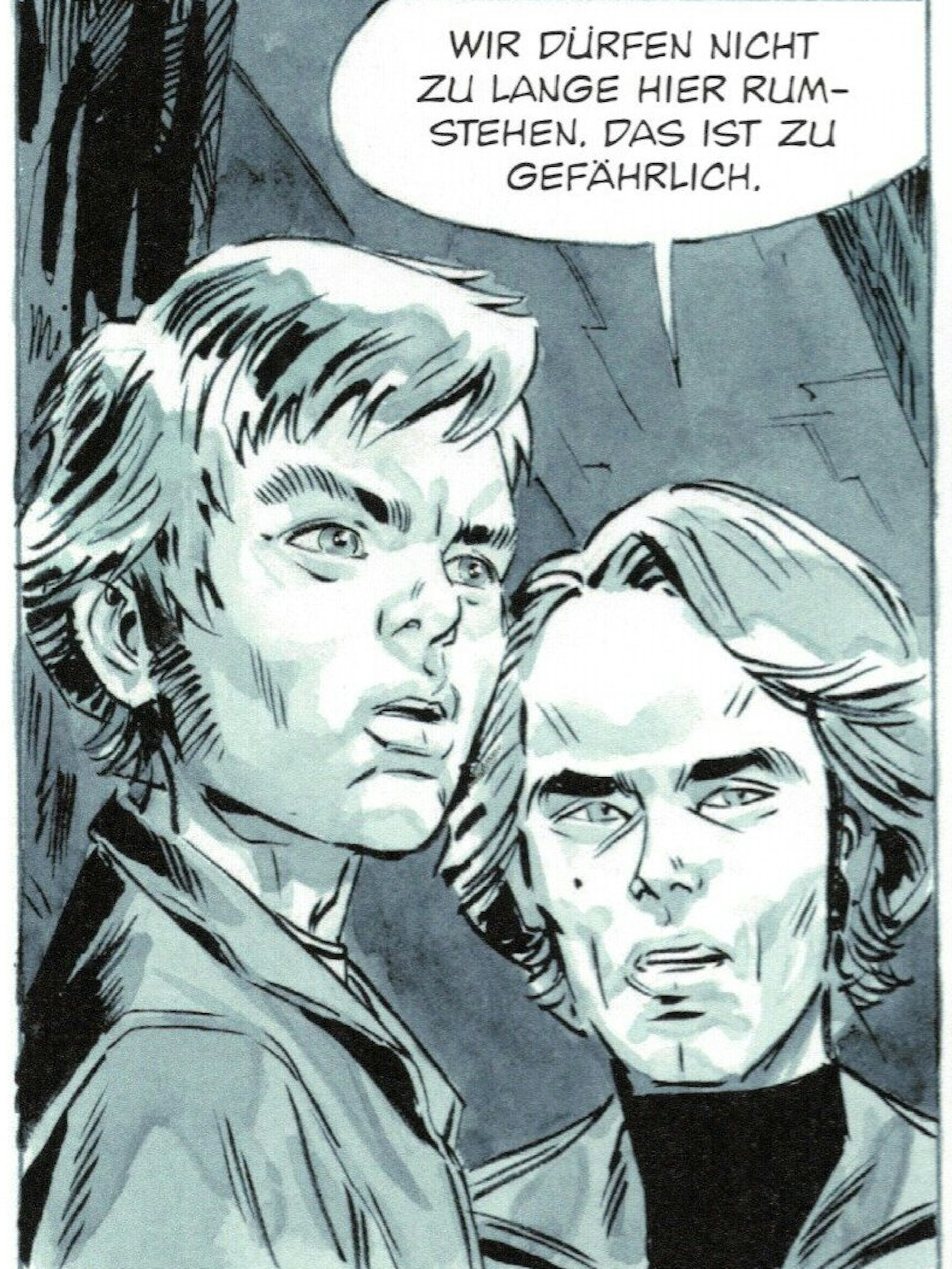 Konspiratives Treffen der Stasi-Offiziere Konrad (r.) und Andreas Werner.