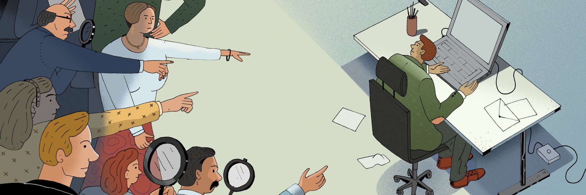 Beamte unter Druck. Sie sollen auf ihre Sprache achten. 