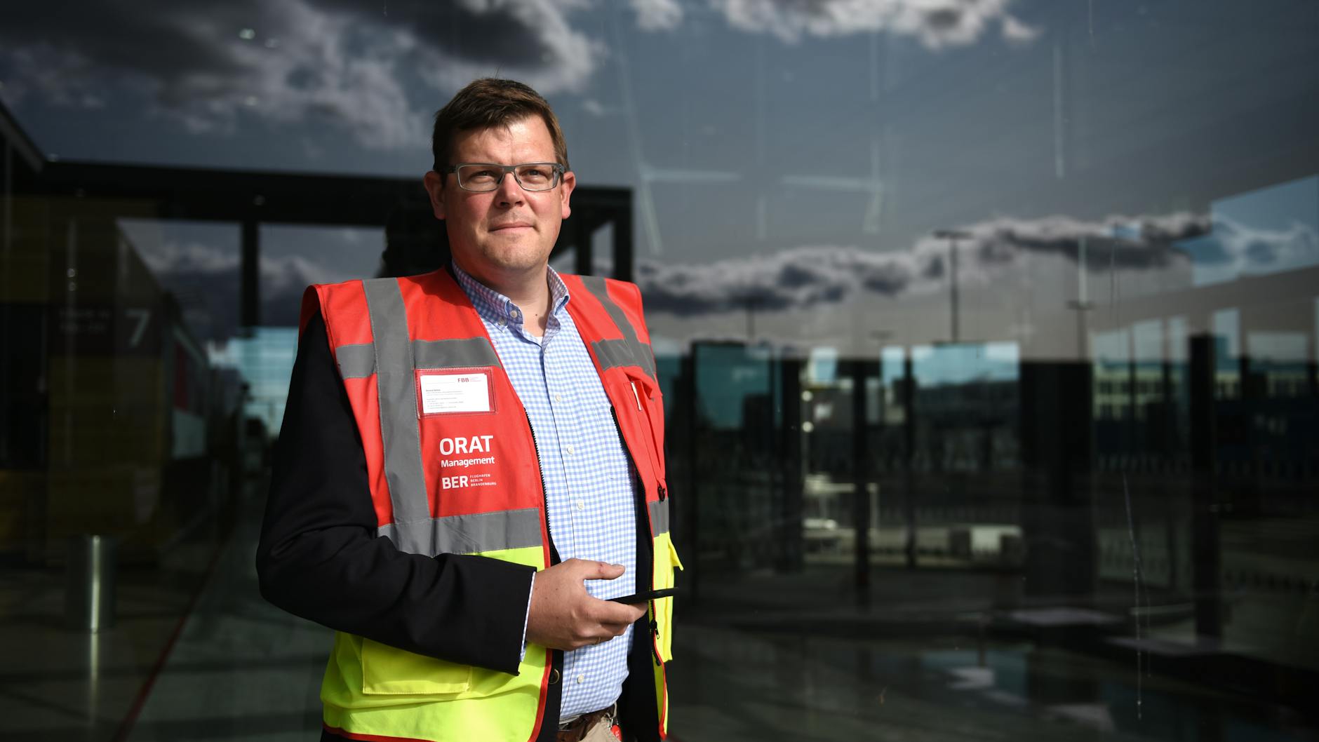 Roland Böhm ist Chef des ORAT-Programms. Die Abkürzung bedeutet Operational Readiness and Airport Transfer. Der Probebetrieb am BER gehört dazu.