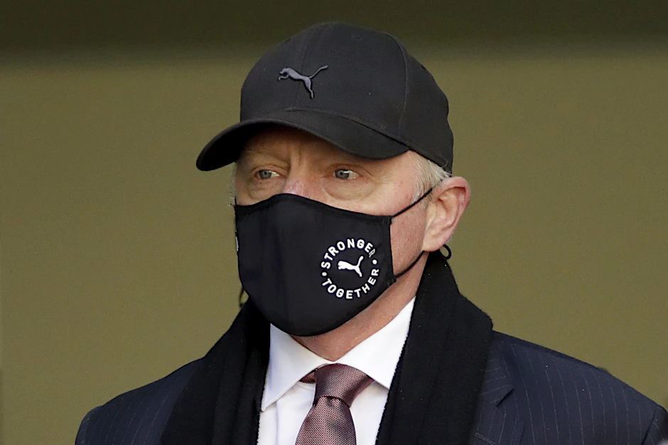 Boris Becker am Donnerstag in London.
