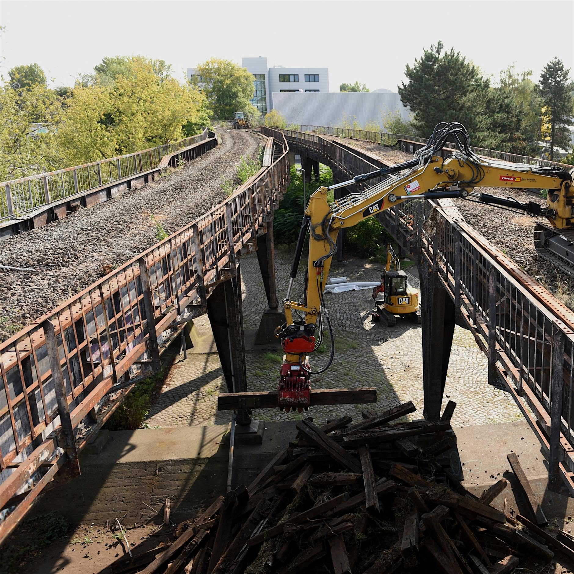 Arbeiten für die S-Bahn zum Berliner Siemens-Campus haben begonnen