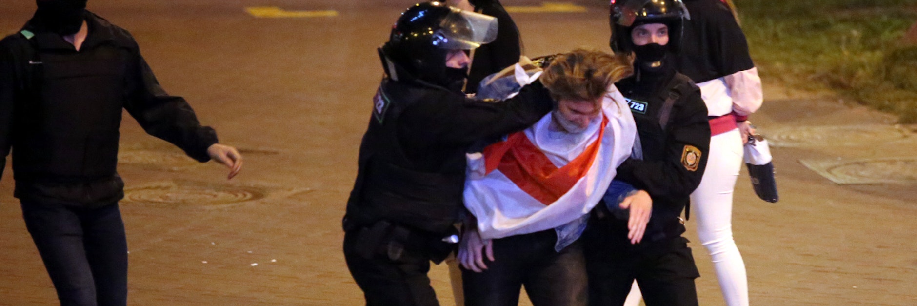 Mehr als 250 Demonstranten wurden festgenommen.