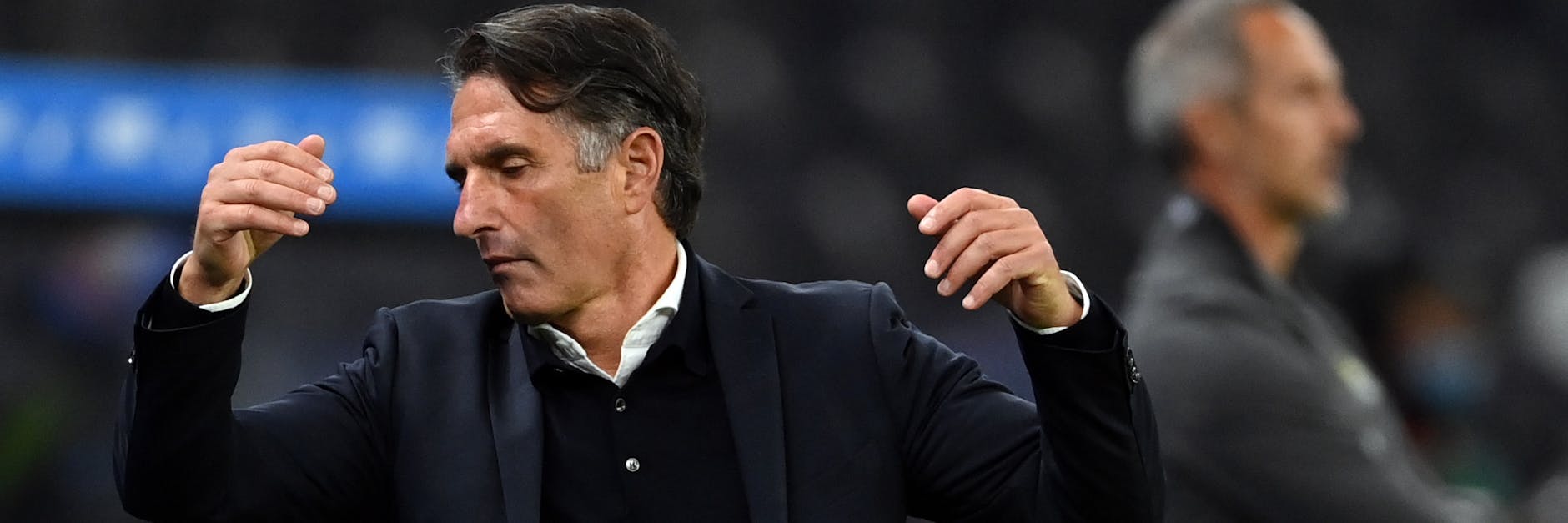 Enttäuscht: Hertha-Trainer Bruno Labbadia. 