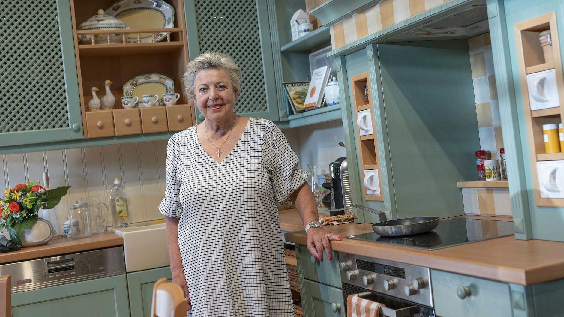 Schauspielerin Marie-Luise Marjan, bekannt als Mutter Beimer, in der langjährigen Erfolgsserie Lindenstraße.