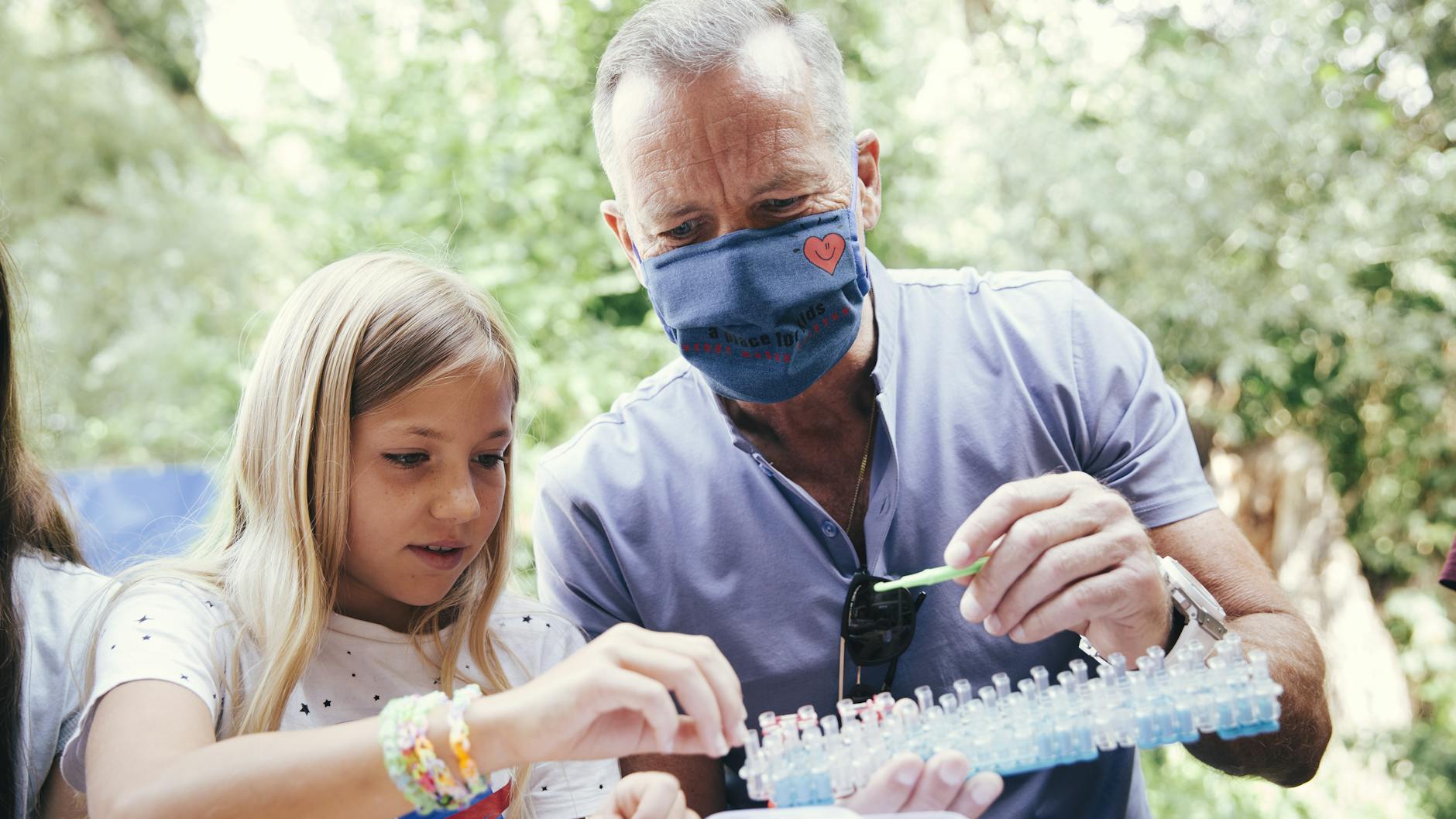 Sommercamp bei der Henry Maske Stiftung in Brandenburg während der Covid Pandemie. 
